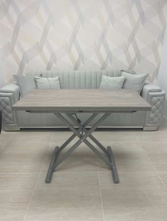 Стол - трансформер EXI- Тренто-Р серый дизайнерский