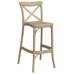 Стул барный TYA- Capri Цвет кофе