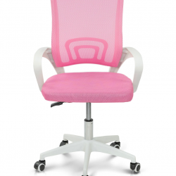 Стул компьютерный BIO- "Матрикс" розовый/ хром