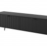 Стенка Perfect Home Ланте / Lante: Стеллаж 2S + Тумба TV 2D/163 Черный