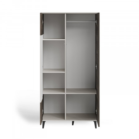 Шкаф HALMAR RANDOM 2 S-1 кашемир-орех