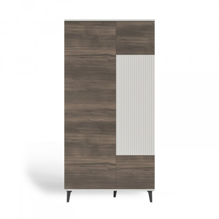 Шкаф HALMAR RANDOM 2 S-1 кашемир-орех