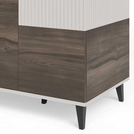 Шкаф HALMAR RANDOM 2 S-1 кашемир-орех