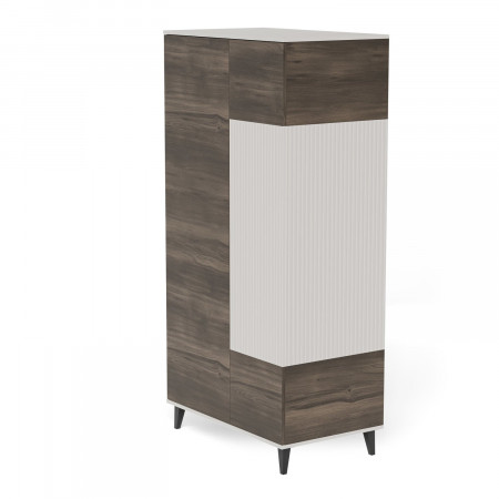 Шкаф HALMAR RANDOM 2 S-1 кашемир-орех