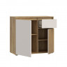 Комод на 2 двери и 1 ящик Forte ELISTON EGMK221 (дуб Маувелла/песочный)