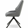 Стул с поворотным механизмом BIO- Grace Спинер (велюр серый)