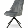 Стул с поворотным механизмом BIO- Grace Спинер (велюр серый)