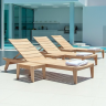 Стол из дерева Alexander Rose TEA- ROBLE SUNBED SIDE TABLE 0.45M X 0.35M