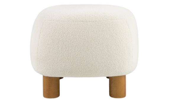 Пуф Mil- Edison 50х50х44 см ,белый(2034)