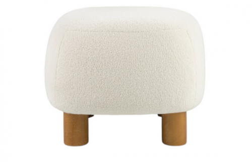 Пуф Mil- Edison 50х50х44 см ,белый(2034)