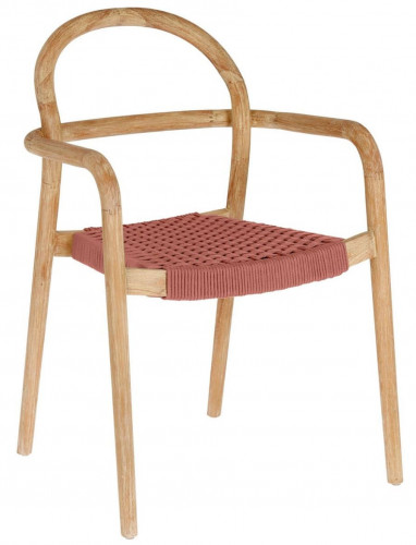 Стул Kave Home SHERYL CC5078J86 (бежевый/розовый)