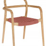 Стул Kave Home SHERYL CC5078J86 (бежевый/розовый)