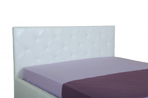 Двуспальная мягкая кровать с подъемным механизмом TPRO-  BRIZ lift 1600x2000 white E2462