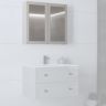 Зеркальный шкафчик PL- Halmar TORETO 70X80/2D Кашемир