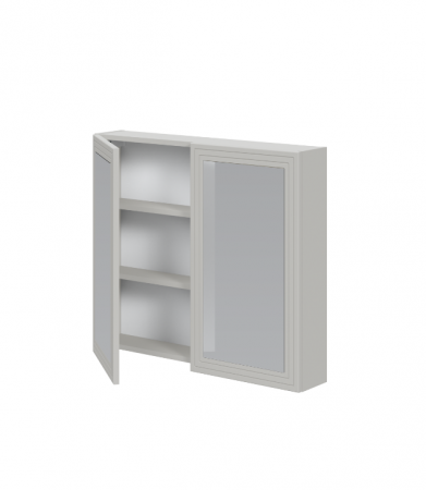 Зеркальный шкафчик PL- Halmar TORETO 70X80/2D Кашемир