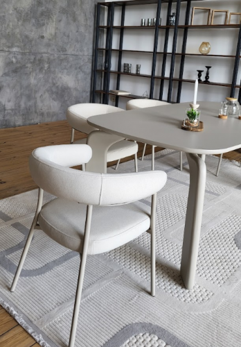 Стул обеденный VTR- М-230 тапиока + кремовый