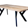 Фото №1 - Стол обеденный лофт BSC- Asket Classik (Y ноги, дуб) 