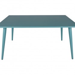 Стол обеденный alum OUTDOOR NL- SALTA бирюзовый, 152х90 см
