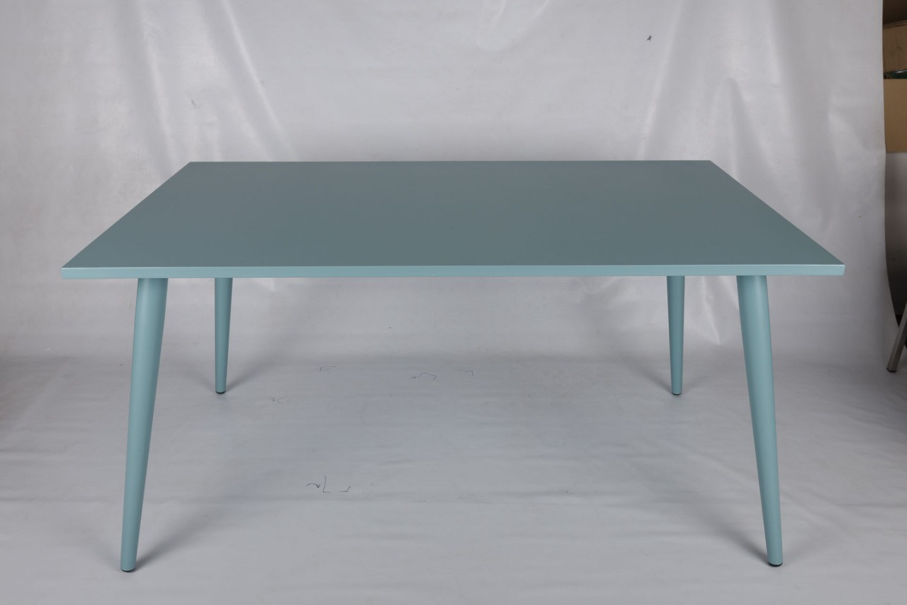 Стол обеденный alum OUTDOOR NL- SALTA бирюзовый, 152х90 см