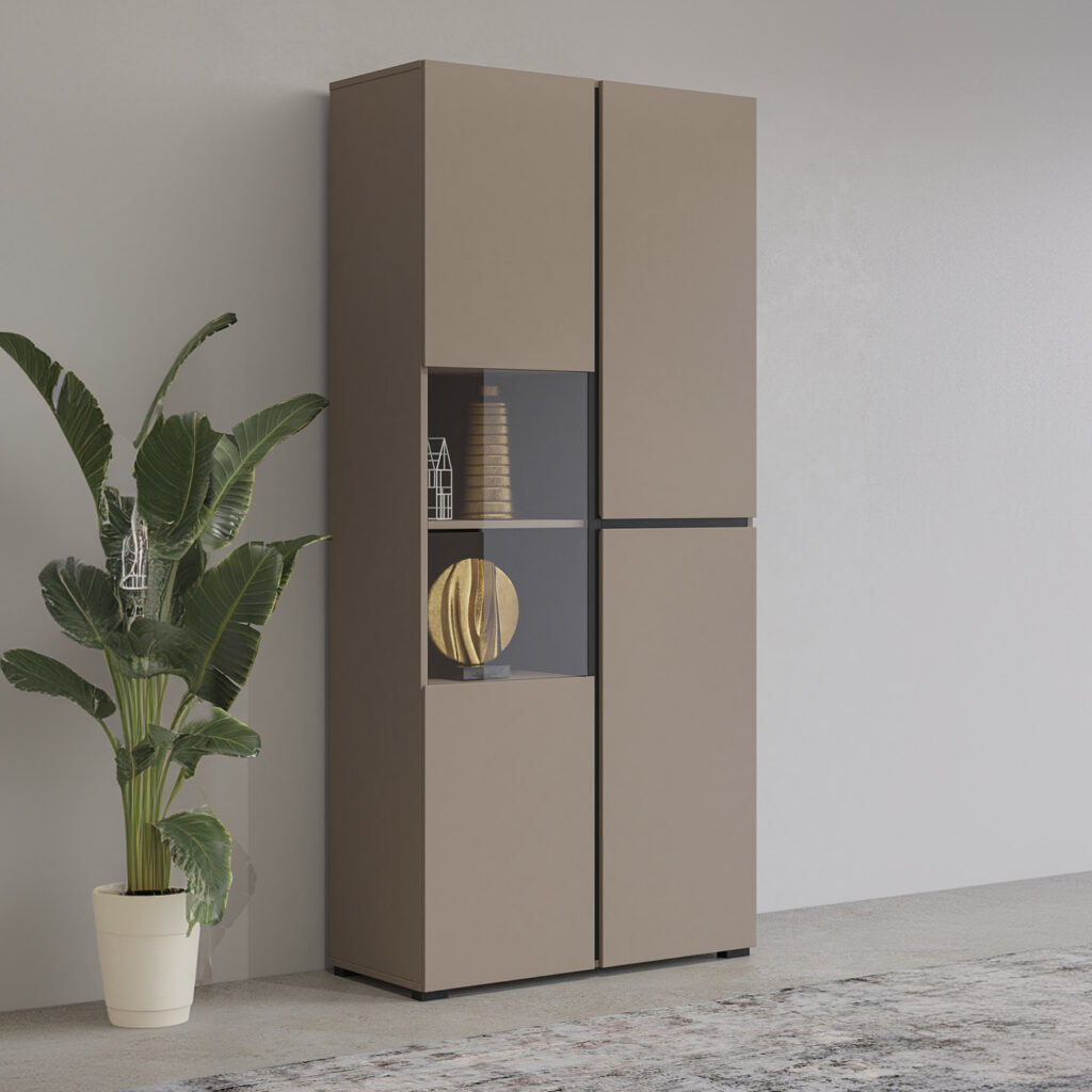 Комплект в гостиную Helvetia CROSS (конго -черный)