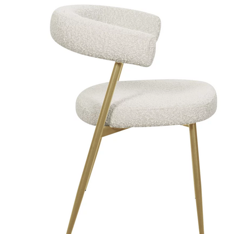 Стул обеденный CRV- Freedom Swan feather bronze base 