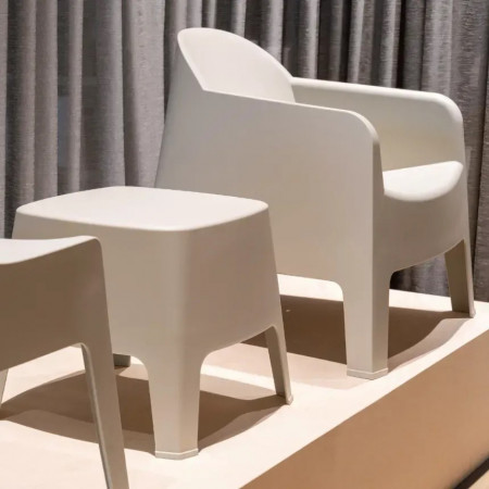 Стул уличный обеденный VLL- FERNE Milane (коричневый, белый, кремовый)