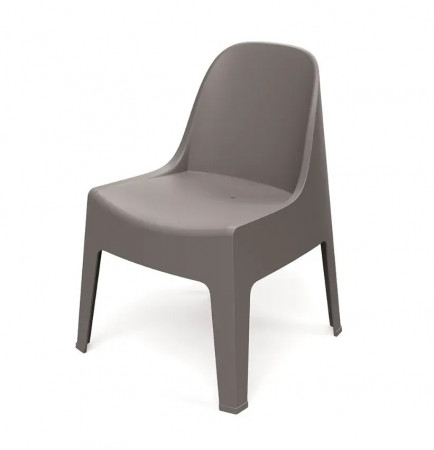 Стул уличный обеденный VLL- FERNE Milane (коричневый, белый, кремовый)