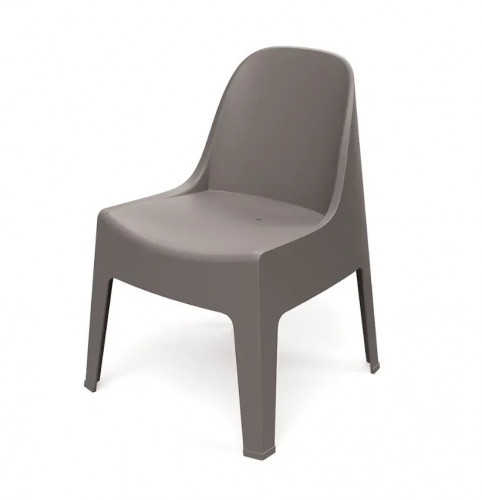 Стул уличный обеденный VLL- FERNE Milane (коричневый, белый, кремовый)