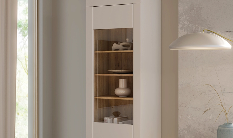 Витрина 1д /2 ш высокая TOP- Лефкадаc / Lefkadas   