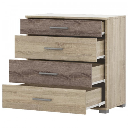 Прихожая(модульная) EVR- Бриз-2 дуб Сонома + трюфель