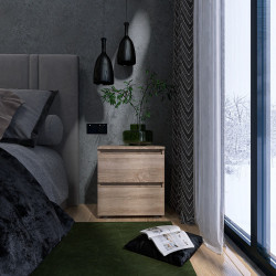 Тумба прикроватная EVR- Лайт ТЛ-1 дуб Сонома