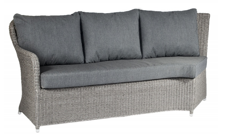 Модульный левый диван из техноротанга Alexander Rose TEA- MONTE CARLO MODULAR DOUBLE LEFT HAND (W/CUSHION) 