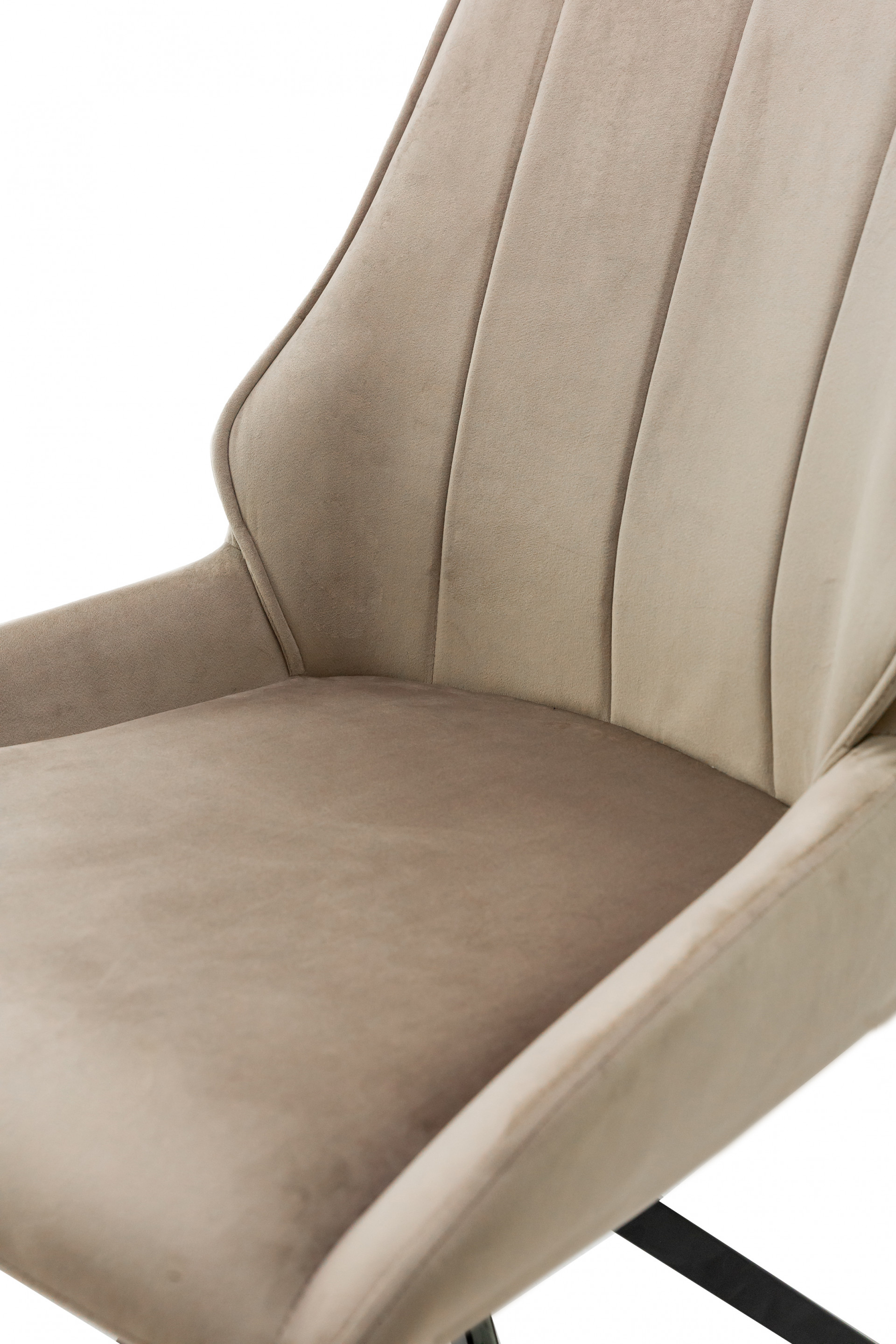 Стул с поворотным механизмом BIO- Grace Спинер (велюр бежевый) 