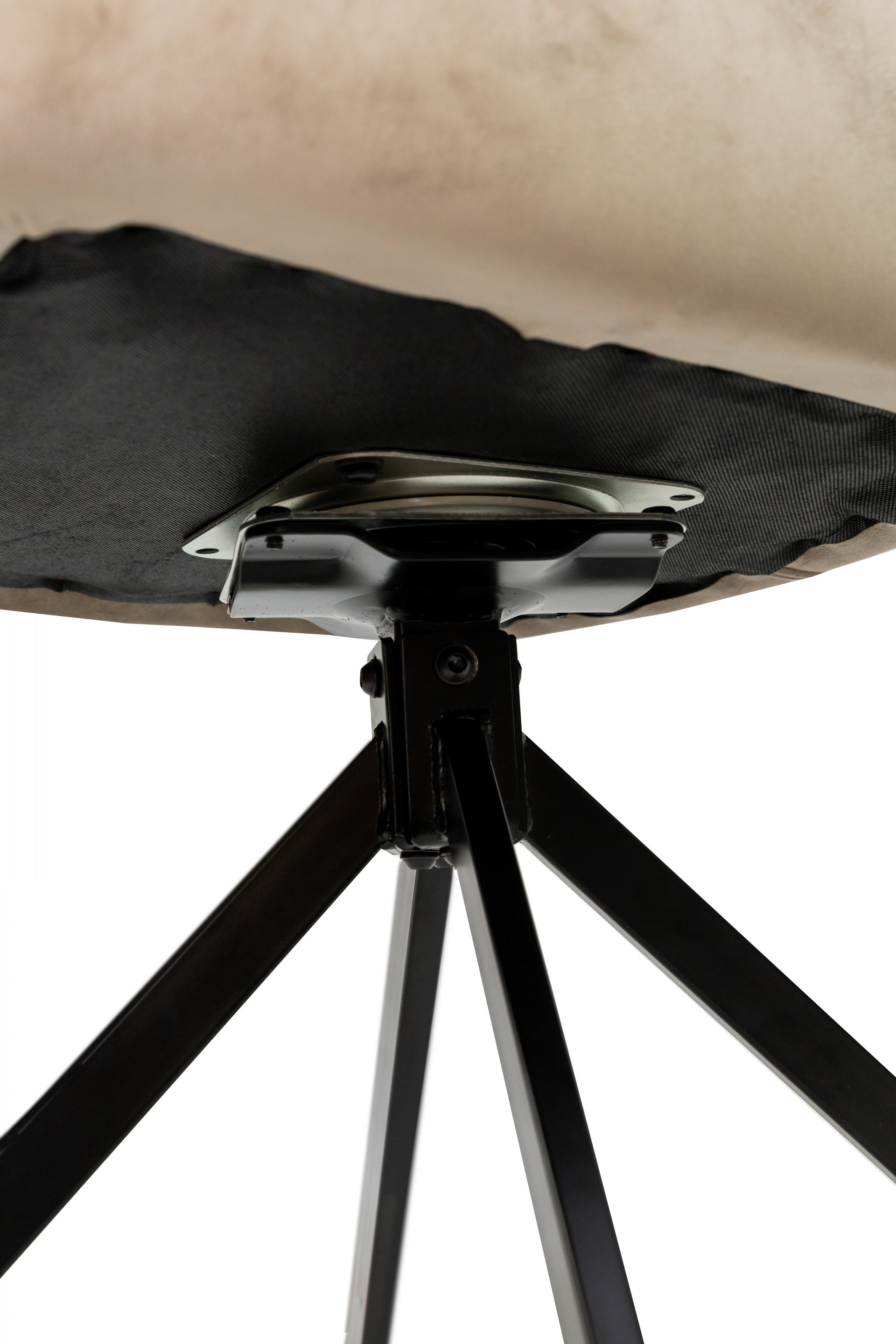 Стул с поворотным механизмом BIO- Grace Спинер (велюр бежевый) 