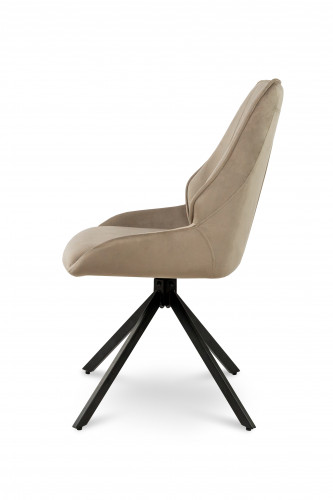 Стул с поворотным механизмом BIO- Grace Спинер (велюр бежевый) 