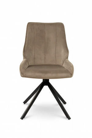 Стул с поворотным механизмом BIO- Grace Спинер (велюр бежевый) 