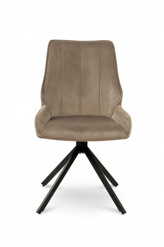 Стул с поворотным механизмом BIO- Grace Спинер (велюр бежевый) 