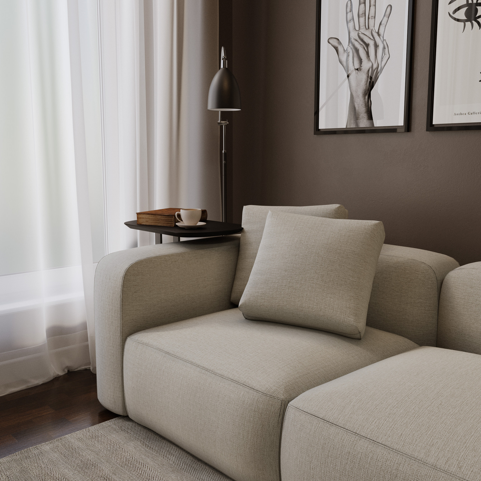 Модульный диван Mil- Glory 235х105х65 см