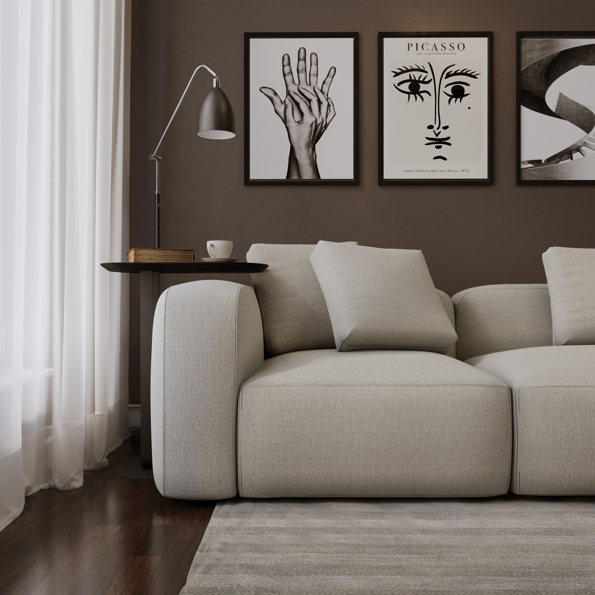 Модульный диван Mil- Glory 235х105х65 см