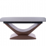 Стол керамический SIGNAL DOLCE серый мрамор/орех 180-240 