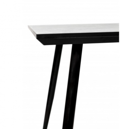 Стол обеденный BIO- "Торнадо"  бетон серо-бежевый /черный