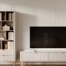 Стенка Perfect Home Ланте / Lante: Стеллаж 2S + Тумба TV 2D/163 Беж