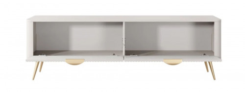 Стенка Perfect Home Ланте / Lante: Стеллаж 2S + Тумба TV 2D/163 Беж