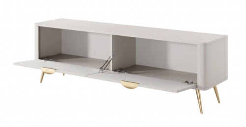 Стенка Perfect Home Ланте / Lante: Стеллаж 2S + Тумба TV 2D/163 Беж