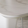 Стол обеденный модерн NL- ALABAMA (Алабама) керамика белый