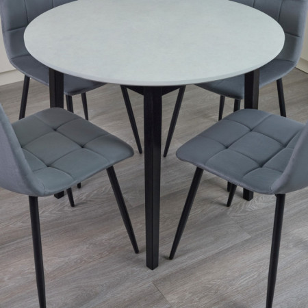 Комплект кухонный Ont- Розарио 90 Жемчужина стол + 4 Стула Peru