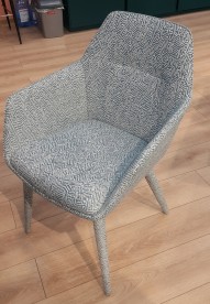 Кресло модерн NL- TORO (изумруд, оранж, серый)