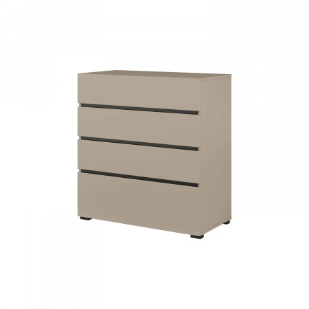 Комод на 4 ящика Helvetia CROSS S 24CWMY28 (конго-черный)