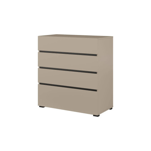 Комод на 4 ящика Helvetia CROSS S 24CWMY28 (конго-черный)