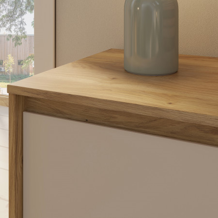 Тумба прикроватная Forte ELISTON EGMK011 (дуб Маувелла/песочный)